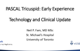 PASCAL Tricuspid Early Experience: Technology and Clinical Updates