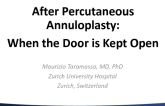 After Percutaneous Annuloplasty: When the Door Is Kept Open