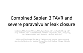 Combined TAVR With Sapien 3 Valve and Paravalvular Leak Closure for Severe Paravalvular Leak
