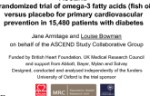ASCEND A randomized trial of omega-3 fatty acids (fish oil) versus placebo