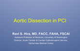 Aortic Dissection in PCI