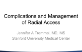 Complications and Management of Radial Access