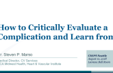 How to Critically Evaluate a Complication and Learn from it