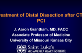 Treatment of Distal Dissection after CTO PCI