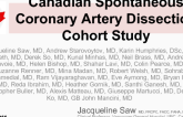 Canadian Spontaneous Coronary Artery Dissection Cohort Study 