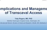 Complications and Management of Transcaval Access