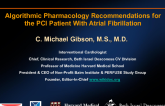 Algorithmic Pharmacology Recommendations for the PCI Patient With Atrial Fibrillation