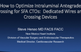 How to Optimize Intraluminal Antegrade Crossing for SFA CTOs: Dedicated Wires and Crossing Devices