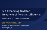 TAVR to Treat Pure Aortic Regurgitation: The TVT Registry Experience