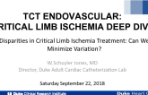 Disparities in Critical Limb Ischemia Treatment: Can We Minimize Variation?
