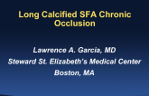Long Calcified SFA Chronic Occlusion