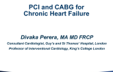 PCI and CABG for Chronic Heart Failure