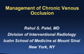 Existing and Future Therapies for Chronic Deep Vein Thrombosis