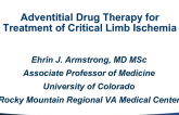 Adventitial Drug Therapy for Treatment of Critical Limb Ischemia