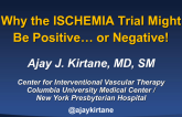 PCI for Ischemia Part II: Why the ISCHEMIA Trial Might be Positive…..or Negative!