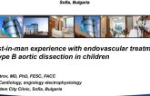 Bulgaria Presents: First-In-Human Experience With Endovascular Treatment Of Aortic Dissection Type B In Childhood
