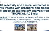 TROPICAL-ACS: Platelet Reactivity and Clinical Outcomes in Acute Coronary Syndrome Patients Treated With Prasugrel and Clopidogrel