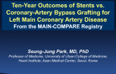 MAIN-COMPARE: Ten-Year Follow-up From a Nonrandomized Trial of Drug-Eluting Stents vs Bypass Surgery in Patients With Left Main Disease