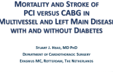 Mortality and Stroke Outcomes of PCI vs CABG in MVD and LMD With and Without Diabetes