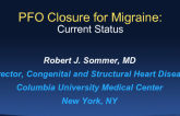 PFO Closure for Migraine: Current Status