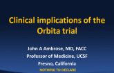 What Are the Lasting Clinical Implications Of the ORBITA Trial?