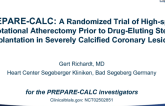 PREPARE-CALC: A Randomized Trial of High-speed Rotational Atherectomy Prior to Drug-Eluting Stent Implantation in Severely Calcified Coronary Lesions
