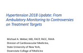 Hypertension 2018 Update: From Ambulatory Monitoring to Definitional Controversies and More