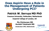 Does Aspirin Have a Role in the Management of Patients Undergoing PCI?