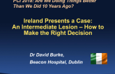 Ireland Presents a Case: An Intermediate Lesion – How to Make the Right Decision