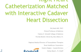 Right Heart Catheterization Matched with Interactive Cadaver Heart Dissection