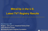 MitraClip in the US: Latest TVT Registry Results