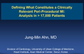 Defining What Constitutes a Clinically Relevant Peri-Procedural MI: Analysis in > 17,000 Patients