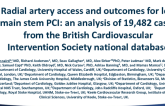 TCT-25: Radial Artery Access And Outcomes For Left Main Stem PCI: An Analysis of 19,482 Cases From the British Cardiovascular Intervention Society National Database