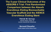 TCT-62: Five-Year Clinical Outcomes With Everolimus-Eluting Bioresorbable Scaffolds: Results From the Randomized ABSORB II Trial