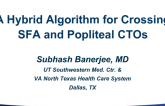 A Hybrid Algorithm for Crossing SFA and Popliteal CTOs