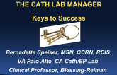 The Cath Lab Manager: Keys to Success