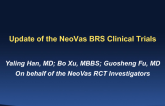 Update of the NeoVas BRS Clinical Trials