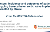CENTER-Collaboration II: Incidence, Predictors, and Outcomes of Stroke in Patients Undergoing Transcatheter Heart Valve Implantation for Severe Aortic Stenosis