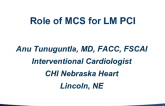 When Is Mechanical Circulatory Support Required for Left Main PCI (With Case Examples)
