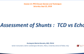Assessment of Shunts: TCD vs Echo