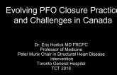 Evolving PFO Closure Practice and Challenges in Canada