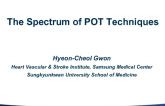 The Spectrum of POT Techniques