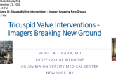Imaging Guidance III: Tricuspid Valve Interventions - Imagers Breaking New Ground
