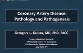 Coronary Artery Disease: Pathology and Pathogenesis