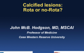 Case #3: Two Quick Cases in Which Intravascular Imaging 1) Led me to Choose Atherectomy, and 2) Directed me Away From Atherectomy
