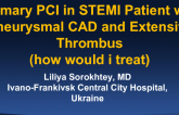 Informal Comments: Ukraine Responds to Malaysia on Complex Primary PCI in STEMI