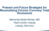 Germany Presents: Present and Future Strategies for Recanalizating Chronic Coronary Total Occlusions