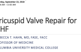 Tricuspid Valve Repair for CHF