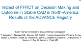 TCT-38: Impact of FFRCT on Decision Making and Outcomes in Stable Coronary Artery Disease in North America: Results of the International ADVANCE Registry