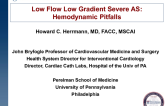 Low Flow Low Gradient Aortic Stenosis – Hemodynamic Pitfalls